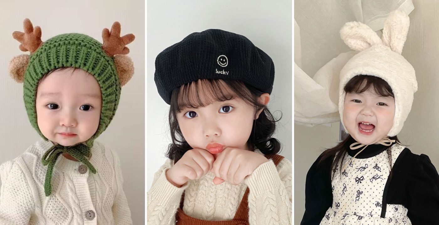  Mũ len trẻ em Trung Quốc 